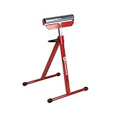 Werkzeugkönig Rollenbock höhenverstellbar Rollbock für präzise Werkstückführung - klappbarer Rollenständer 70-111 cm