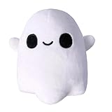 Plüschtier - Gefüllter Kuschelgeist | Weicher Halloween Geist Deko | Waschbares Kuscheltier für Kinder & Erwachsene | Gruselige Wohnzimmer Dekoration | Niedliches Spukhaus Accessoire