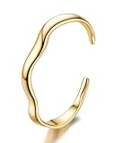 YADOCA Armreif Gold Armband Damen Gold Armband, 14K Gold Edelstahl Armkette Goldene Damen Armbänder Damen Schmuck Valentinstag für Sie Frauen
