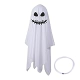 Halloween-Partydekorationen Halloween Dekorationen Hängende Ornament Weiß Stoff Für Veranda Wohnzimmer Schlafzimmer Party (A, One Size)