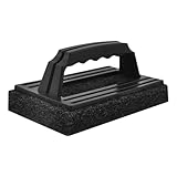 Grill-Reinigungsbürste – Grillreiniger, Schaber, Grillbürste mit Griff, Kochgeschirr, Scheuerzubehör zum Kochen, Grillen, Camping, Hinterhof