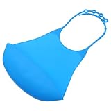 Homoyoyo Multifunktionales Silikon Lätzchen für Erwachsene Verstellbarer Kleckerschutz für Senioren Wiederverwendbarer Kleidungsschutz für Haushalt