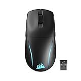 Corsair M75 Wireless RGB Leichte FPS Gaming-Maus – 26.000 DPI – Austauschbare Seitentasten – iCUE-Kompatibel – PC – Schwarz