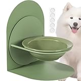 Futternapf, Rutschfester Hundenapf, Slow Feeder Bowl, Keramik Hund Wassernapf mit magnetischem Ständer, Verstellbarer Hunde-Futterspender, Anti-Kipp-Schüssel, einfach zu bedienen und zu reinigen,