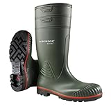 Dunlop Protective Footwear, A442631, Acifort Heavy Duty Full Safety, Grün Foncé/Rouge, Größe 45 EU