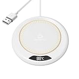 Kaffeetassewärmer - Elektromaudelheizung, Heizkissen des Getränkes, Smart Drink Wärmer, Schreibtischbecherwärmer | Einstellbare Temperatur-Kaffeeteller, Heizmatte mit Schlittenbechern, Becher für Esst