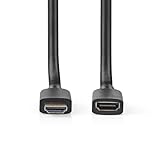 Nedis Ultra High Speed ​​HDMI -Kabel - HDMI Stecker - HDMI Ausgang - 8K@60Hz - 48 Gbps - 1.00 m - Rund - 7.9 mm - Schwarz - Label