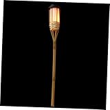 SHINEOFI Bambus Flammenlicht Festival Party Fackel Solar Fackel Für Den Außenbereich Dekorative Solar Fackel Bambus Fackel Für Den Außenbereich Party Layout Fackel Festival Layout