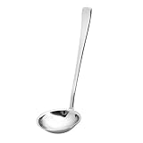 GRÄWE Saucenlöffel 18 cm, Soßenkelle, Soßenlöffel, kleiner Schöpflöffel, Edelstahl poliert, Suppenkelle klein, spülmaschinengeeignet, Serie Würzburg