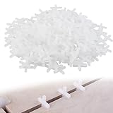 500 Stück Weiß Fliesenkreuze, Fugenkreuze 3mm, Fliesen Abstandshalter, Fugenkreuz Für Genaue Positionierung, Abstandhalter Fliesenfugen, Fliesenverlegehilfe, Für Wand, Bodenfliesen