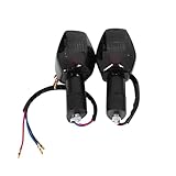 YULEGUDI Motorrad Blinker 2 Stücke Motorrad Flasher Blub Blinker Lampe 12V Anzeige Licht Bernstein Birne Für Hon┐da Für CB600F Für HORNET 2002-2015(Smoked)