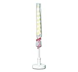 Profiline Schutzhülle aus wasserdichtem und transparentem PE-Bändchengewebe für einen Gartenschirm bis ca 200 cm Durchmesser, 454722