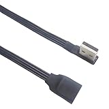 KEXIAO USB-2.0-Kabel, Stecker auf Buchse, 90-Grad-Option für Laptops, Tastaturen, schnelles Laden und Datenübertragung
