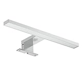 Light Galaxy ... Ihr Lichtlieferant LED 30cm Spiegelleuchte Badezimmer 5w 3in1 Montage 550lm Neutralweiß 4000k Badezimmerschrank-Beleuchtung (30cm Silber)