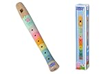Eichhorn - Peppa Pig Bunte Holzflöte 20 cm lang, fördert die auditive Wahrnehmung der Kinder, erzeugt harmonische Töne, aus Schimaholz, ab 3 Jahren