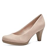MARCO TOZZI Damen Pumps Vegan Elegant, Beige (Powder), 39 EU
