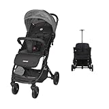 Nania Myla, kompakter Buggy, Kinderwagen 0 bis 4 Jahre (22 kg max), leicht (7,5 kg), Stadtwagen, mit einer Hand in Liegeposition neigbar, großer Aufbewahrungskorb, mit Transporttrolley