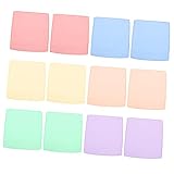 Ipetboom 12 Stück Teiliges Bunte Quadratische Schwungtücher für Vielseitige Tanz und Jongliertücher aus Leichtem Chiffon für Kindergartenauftritte und Spielerische Performance