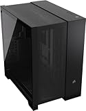 CORSAIR 6500D Airflow Mid-Tower ATX PC-Gehäuse - Ohne Lüfter - Zweikammer-Design - Große Kühlungsflexibilität - Kompatibel mit Reverse Connection Motherboards - Schwarz