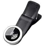 Telefon Fisheye Objektiv 3 In1 Weitwinkel Fischauge Makrolinsen Clip-on Universal Lens Silber