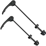 Bikasun 2 Stück Fahrrad Schnellspanner Fahrrad Vorder und Hinterrad Schnellspanner Quick Release Fahrrad Achsen Set Bicycle Quick Release MTB Schnellspanner für Rennrad Mountainbike Extra Leicht