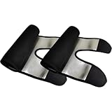 Supvox Sport Oberschenkelband Verstellbar mit Silberionen Sauna Oberschenkelmanschette für Damen Fitness Beinschweißband zur Fettverbrennung Flexibel und Passend für Training