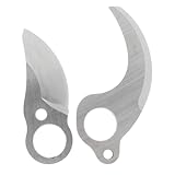 UPKOCH 2 Stück Ersatzklingen für Elektrische Gartenschere Carbonstahl Hochhärte Rostfrei Langlebig Leicht für Gartenschnitt Äste Trimmen