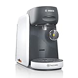 Bosch Tassimo finesse Kapselmaschine TAS16B4, über 70 Getränke, intensiverer Kaffee auf Kopfdruck, Abschaltautomatik, perfekt dosiert, platzsparend, 1400 W, weiß