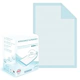 100x ARNOMED Inkontinenzunterlage Einweg , saugfähige Krankenunterlagen 60x90cm, Baby Wickelunterlage Einweg, 5-lagige Zellstoff Unterlagen Bett bei Inkontinenz, Betteinlagen Einweg, Wickelunterlage