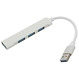 Housoutil 1Stk Splender Hub USB-Adapterstation elektrische Adapter Laptop-Computer Dockingstation USB-Hub mit Mehreren Anschlüssen USB-Computeradapter Perlmutt Spender erröten Splitter