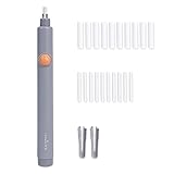 Jemora Elektrischer Radiergummi, wiederaufladbare Bleistift-Radiergummis mit 20 Stück Radiergummi-Nachfüllungen, Ein-Knopf-Steuerung, Weihnachtsgeschenk, Schreibwaren für Schüler, Künstler, Zeichnen,