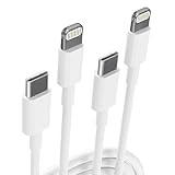 USB C Lightning Kabel, iPhone Ladekabel original Apple MFi Zertifiziert [2Pack 1.8M+1M] usb c Schnellladekabel iPhone Kabel für iPhone 14 Pro Max Plus/13/12/11/SE/XR/XS/iPad, für USB C Adapter