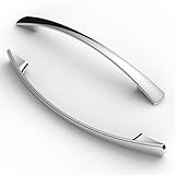 FURNIWARE 10 Stück Griffe, 128mm Lochabstand Möbelgriffe Schrankgriffe Küchengriffe Griffe Möbel Schubladengriffe Griffe für Küchenschränke Schränke Möbelgriffe Schubladengriffe Chrom