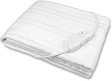 medisana HU 674 Wärmeunterbett, 150 x 80 cm, Heizdecke mit Abschaltautomatik und Überhitzungsschutz, elektrische Wärmedecke für das Bett mit 4 Temperaturstufen, waschbar