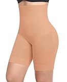 Werkiss Shapewear für Frauen, Bauchkontrolle, hohe Taille, Bodyshaper, Shapewear, Shorts, formende Unterwäsche, Slimming Pants unter Kleidern, braun, 48