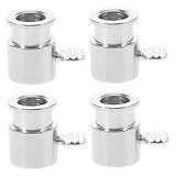 Warmhm 4 Stück Teiliges Barbecue mit Grill Stop Collars Praktische Grill Zubehör für Drinnen Draußen Einfache Handhabung Hochwertigem für Grillliebhaber