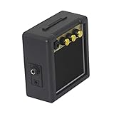 SHOWERORO 1Stk Gitarrenverstärker Gitarren-Sound-Enhancer Gitarren-Sound-Ausrüstung Guitar amp gitarrenzubehör Lautsprecher Gitarren Zubehör klarer und sauberer Ton. Metall Kunststoff Black