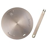 FELTECHELECTR Induktionskochfeld Adapterplatte Roségold Aus Edelstahl und Wärmeverteiler für Gasherd und Elektroherd Schnelle und Gleichmäßige Wärmeleitung für Nicht induktionsgeschirr