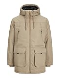JACK & JONES Herren Jjconstruct Parka Parka-Jacke, Elmwood, L