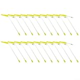 Yhenlovtt 20 Stück Sea für Anti-Verheddern, Balance-Galgen-Futterstation, leuchtendes Schnapplicht mit Steckverbinder, Angelrohr, Schleppangeln und allgemeines Meeresangeln