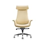 WJMLS Chefstuhl, Bürostuhl, Liegen von Lässig Designer Executive Chair High-End Hebecomputer 360 Grad Swivel Verstellbarer Sitzhöhenhebel