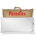PARADIES Kopfkissen 40x80 mit versteppter Außenhülle und Reißverschluss - Softy Top Duett Plus Bio Kissen 40x80 cm