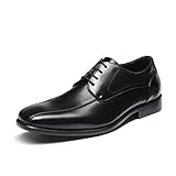 Bruno Marc Herren Anzugschuhe Derby Schnürschuhe Business Schuhe Formale Moderne Klassische SCHWARZ-E DP03-E Größe 45 (EUR)