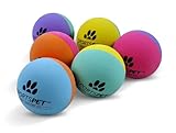 SPORTSPET High Bounce Balls aus natürlichem Kautschuk für Hunde (Ø 60mm) (6er-Pack)
