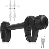 Sorlpv Rahmenhalter für Fahrradträger 32CM Länge, Universal Kurze Fahrradrahmenhalter Abschließbare, Rahmenhalter für Rahmendurchmesser des Fahrrads: Ø 3-6cm