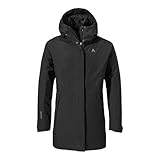 Schöffel Damen Parka Style Froda WMS, atmungsaktiver, wasserdichter Parka mit 2-Wege-Stretch, leichte Outdoorjacke mit verstellbarer Kapuze