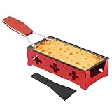 Kerzen-Käseschmelzer – Antihaftbeschichtete Raclette-, Tragbares Backblech, Kompakte Station Für Geschmolzenen Käse, Kochgeschirr Für Partys Im Innen- Und Außenbereich, Zugang