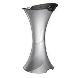 Standaschenbecher für Draußen Aschenbecher Outdoor Aschenbecher für Draussen stehend mit Sand Stand Aschenbecher Aussen (Silber)