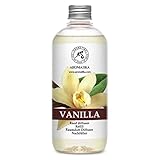 Raumduft Nachfüllflasche 500ml mit Vanille - Beste für Aromatherapie - Raumduft Diffuser mit Natürlich Vanille Öl - SPA - Büro - Fitness Club - Restaurant - Boutique