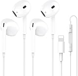 2 Pack In-Ear Kopfhörer für iPhone, [MFi-Zertifiziert] HiFi Kopfhörer Audio Stereo, mit Anschluss Mikrofon und Lautstärkeregler,Kopfhörer Lightning mit iPhone 14/14 Pro/13/12/11/XR/XS/X/8/7/SE